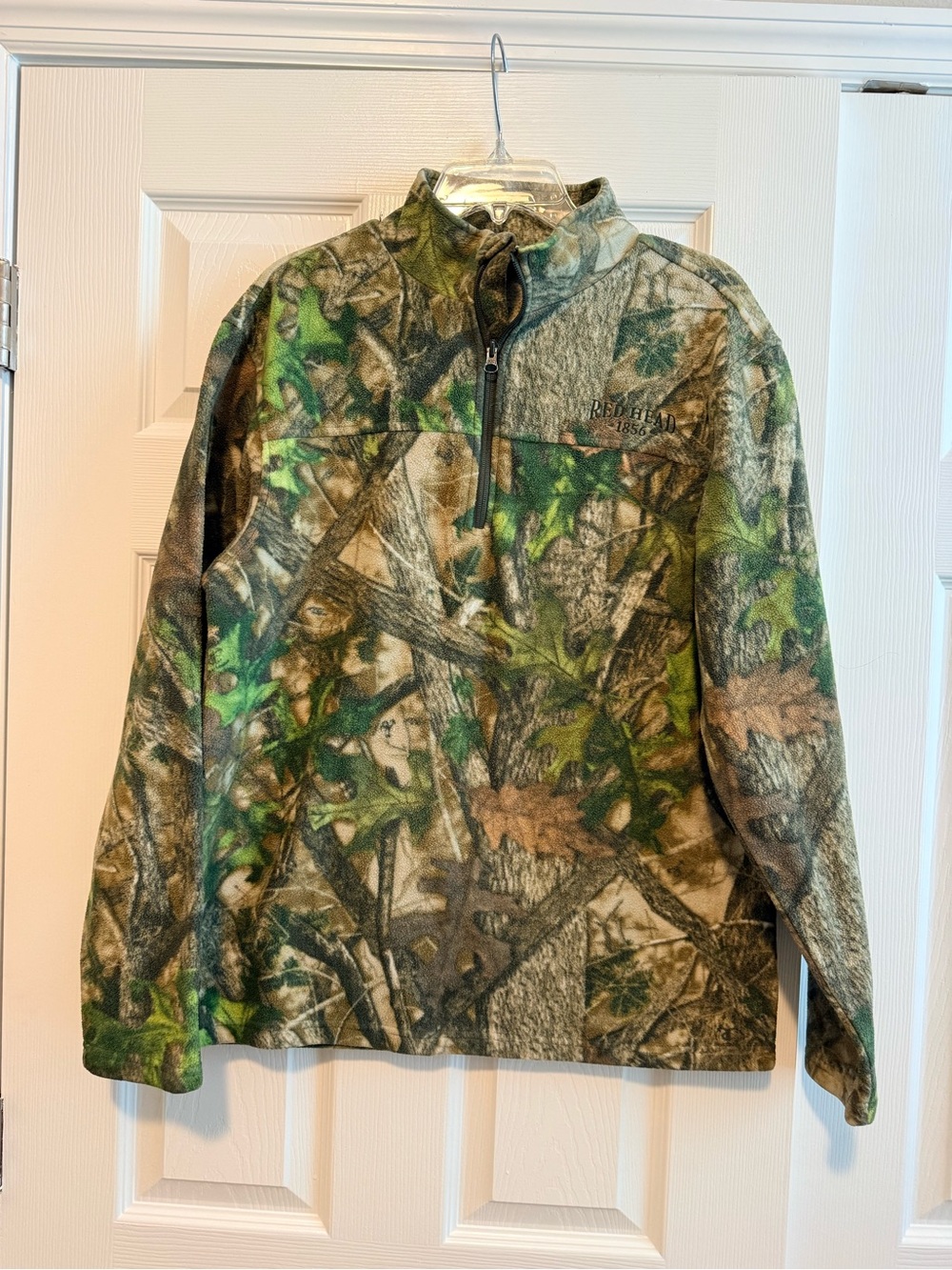 RedHead Men's Realtree-Style Camo Quarter-Zip Pullover